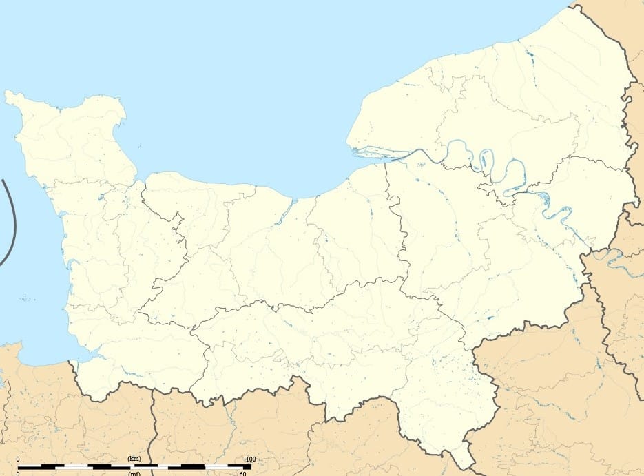 Carte Normandie