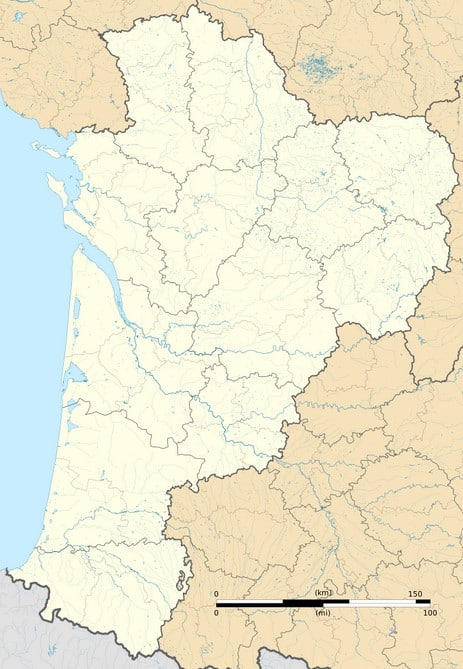 Carte Nouvelle Aquitaine