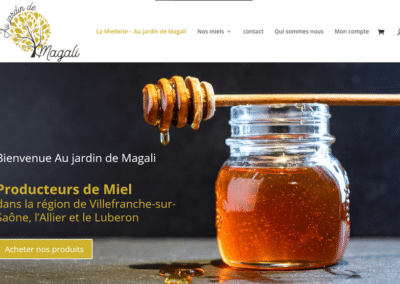 Création du site web Au jardin de Magali – 01480 Jassans-Riottier